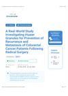 Clinical Trial: Huaier Granules for Prevention of Recurrence and Metastasis of Colorectal Cancer Patients Following Radical Surgery